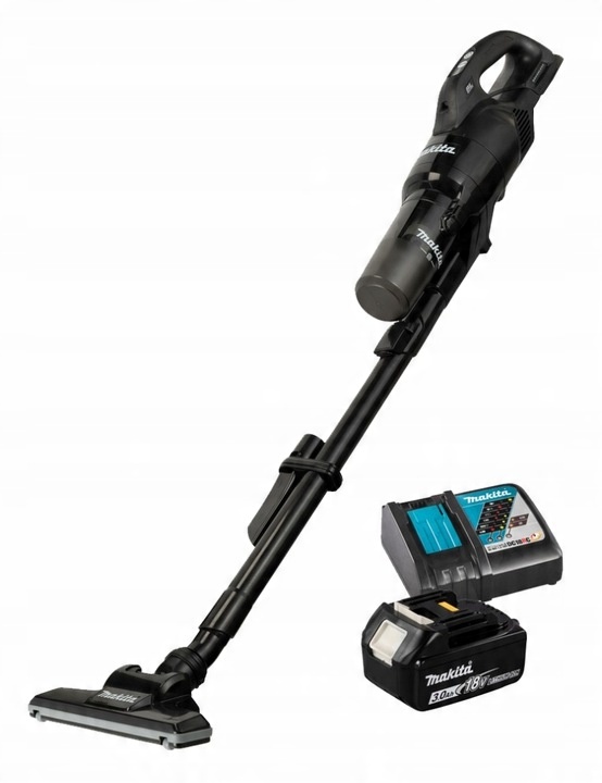 Akumulátorový vertikálny vysávač LXT 18V 1x3.0Ah čierny Makita DCL286FRFB