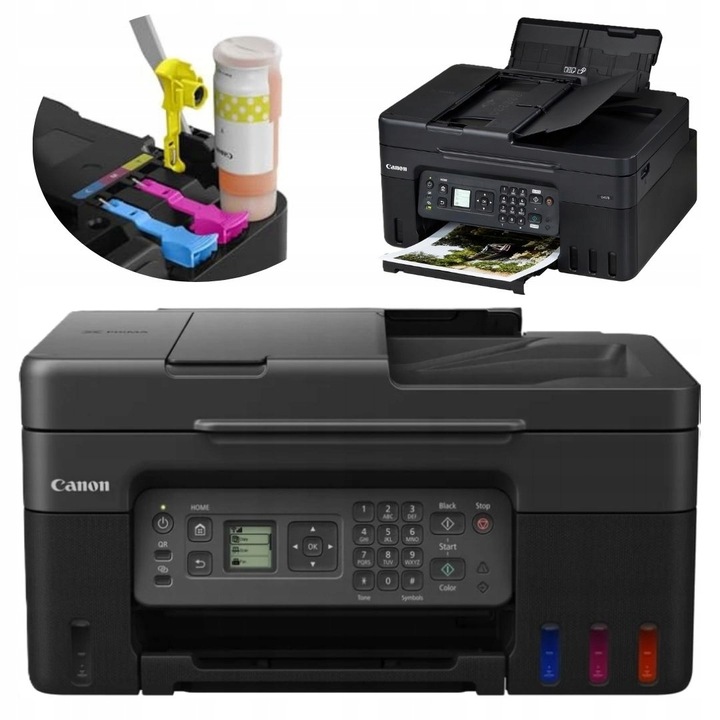 Atramentová multifunkčná tlačiareň Canon Pixma G4570 MegaTank s WiFi a systémom dopĺňania atramentu GI-51