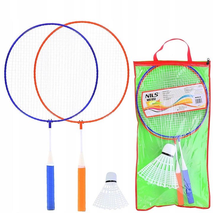 BEDMINTONOVÝ SET DVE RAKETY PRE DETI LETKA OBAL PALETKY