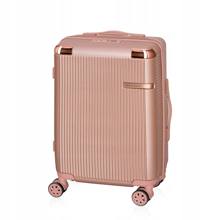 BETLEWSKI Kufor cestovný turistický na kolieskach s rúčkou, pevný