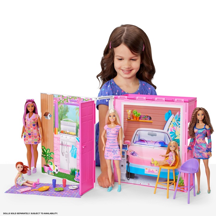 Barbie DOM Fashionistas Útulný domček HOUSE HRJ76 + DOPLNKY