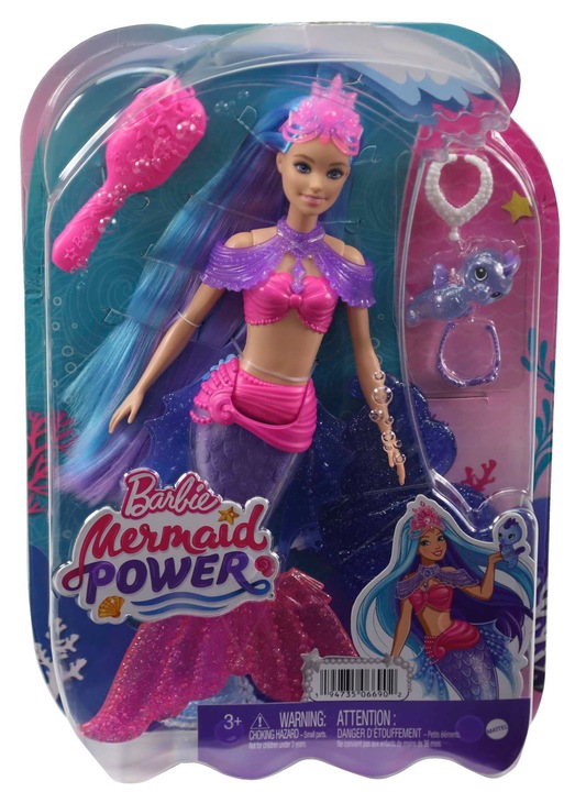 Barbie Morská panna Malibu filmová bábika HHG52