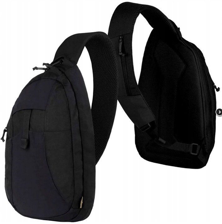 BATOH S JEDNÝM RÁMOM CESTOVNÁ TAŠKA PRE TURISTOV HELIKON EDC SLING ČIERNA