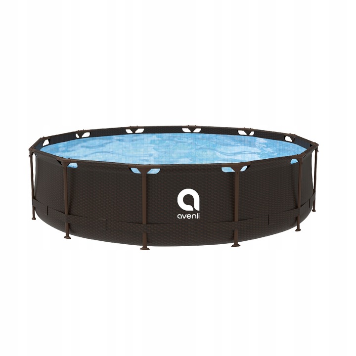 Bazén Steel Super Rattan AVENLI 366 x 100 cm LACNÉ