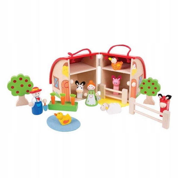 Bigjigs Toys Farma v kufríku