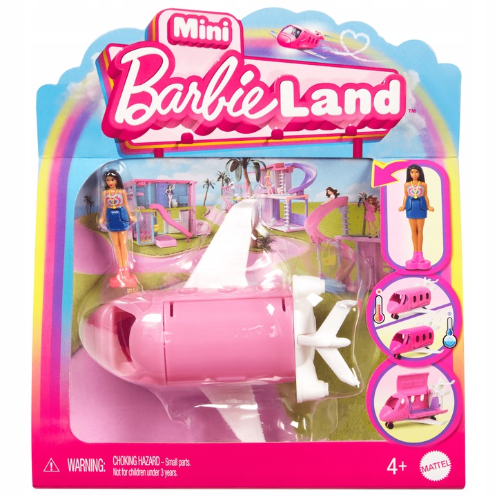 Barbie. HYF40 Barbieland. Lietadlo + bábika Barbie