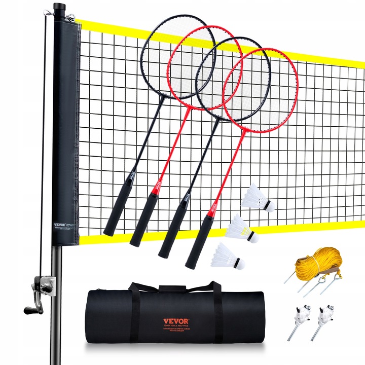 Badmintonová Sieť 615x158.5CM - Kompletná Súprava pre Vonkajšie Použitie najlacnejšie