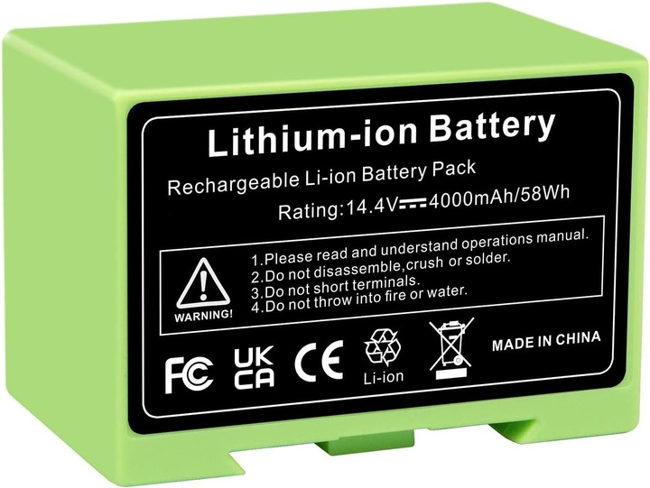 Batéria pre iRobot Roomba e5 5110, Roomba i7, Roomba i7+ 4624864, 14,4V 4000mAh