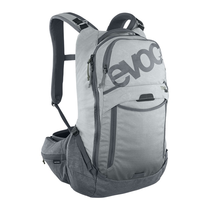 Cyklistický batoh EVOC Trail Pro 16 l stone/carbon grey S-M