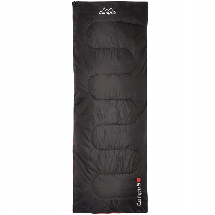 CAMPUS SLOGEN 300 RIGHT SLEEPING BAG -UNI- Spací vak Unisex Polyester čierny