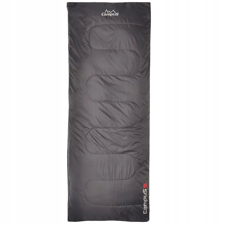 CAMPUS SLOGEN 300 RIGHT SLEEPING BAG -UNI- Spací vak Unisex Polyester Sivý