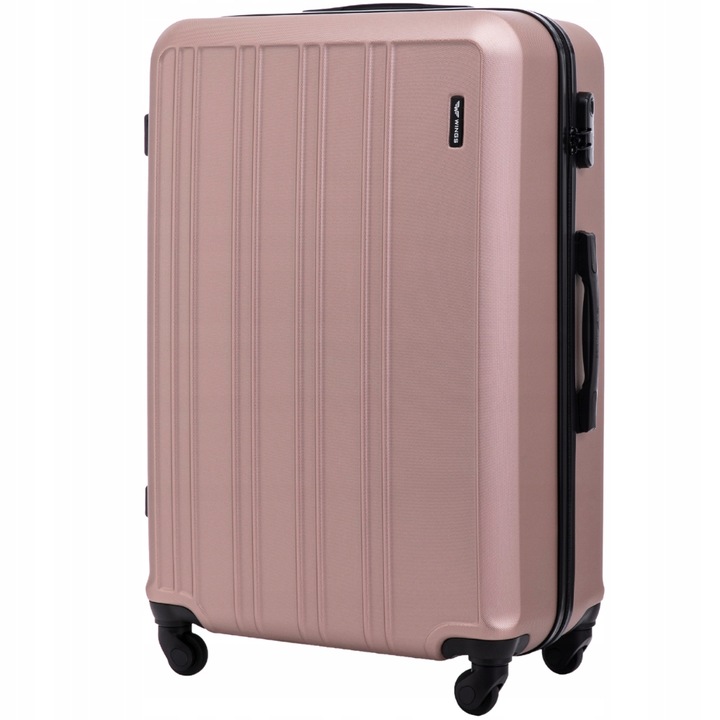 Cestovný Kufor XXL na 4 kolieskach, veľký, s kombinačným zámkom, tvrdé WINGS z ABS plastu