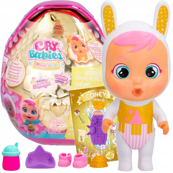 CRY BABIES Magic Tears BÁBIKA Hudobná edícia VAJÍČKO