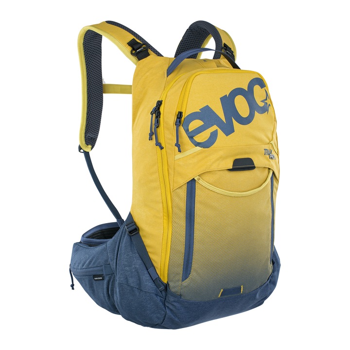 Cyklistický batoh EVOC Trail Pro 16 l kari/denim S-M