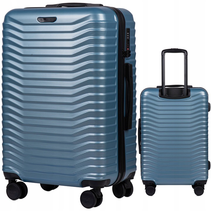 CESTOVNÝ Kufor , REGISTROVANÁ batožina, 4 kolieska, POLIKARBÓNOVÉ WINGS