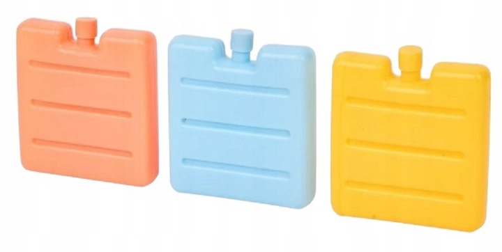 Chladiaca vložka chladiaca chladnička bivak piknik farebný plast 3 x 60 ml J