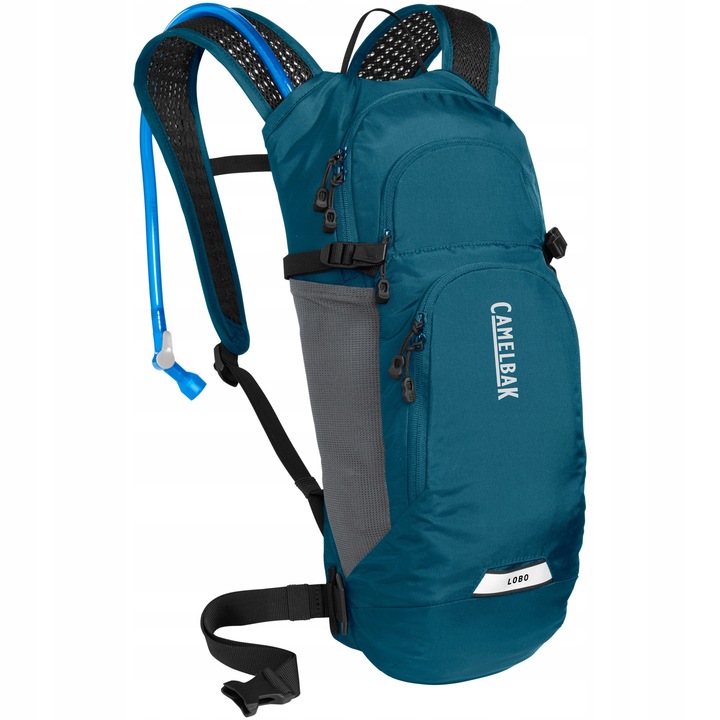 Cyklistický batoh s fľašou CamelBak Lobo 9 L, modrý