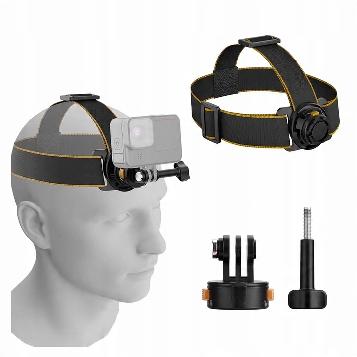 Čelenka na hlavu GearPro Čelenka 360 Upevnenie Držiak pre GoPro DJI Action