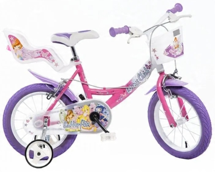 Detský bicykel Dino Dino bicykel 14" fialová