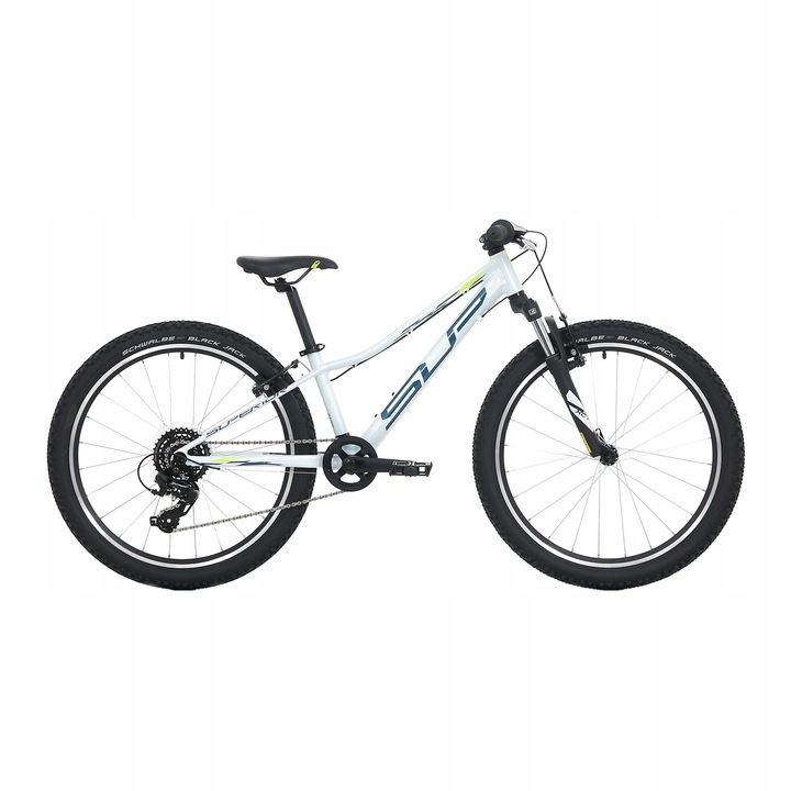 Detský bicykel Superior RACER XC 24 gloss white/blue/neon yellow 11.0"