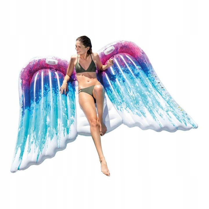 DVOJMIESTNY NAFUKOVACÍ MATRAC NA PLÁVANIE KRÍDLA ANJELA 216 x 155 CM INTEX