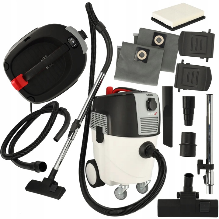 DEDRA DIELENSKÝ VYSÁVAČ 1600W S OKLEPOM, 2000W PRE BRÚSKU NA SADROKARTÓN