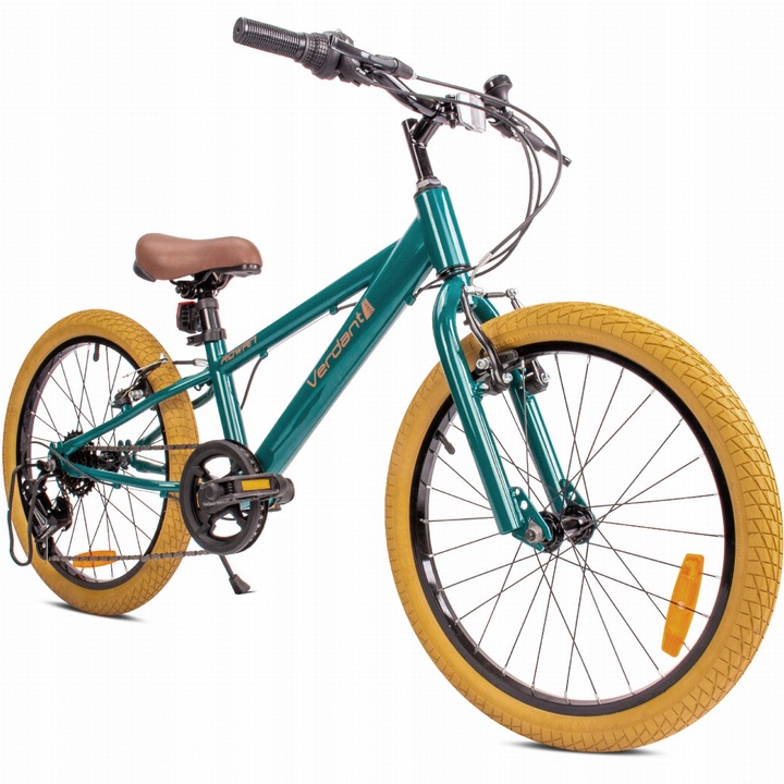 Detský bicykel 20 palcov pre chlapca, dievča, 6 rýchlostí, široké pneumatiky