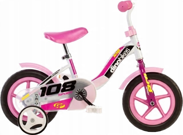 Detský bicykel Dino Bikes Dino koleso 10 " biela