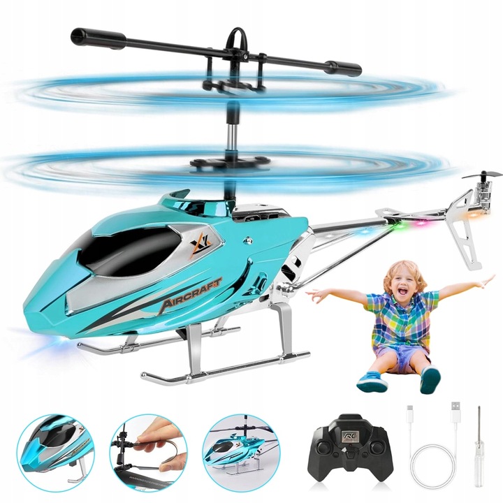 DIAĽKOVO OVLÁDANÝ VRTUĽNÍK S FUNKCIOU PROTI RUŠENIU 2.4 GHZ najlacnejšie