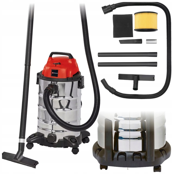 DIELENSKÝ VYSÁVAČ 20L 1500W NA MOKRÉ AJ SUCHÉ VYSÁVANIE 220-240 V TC-VC 1930 S EINHELL