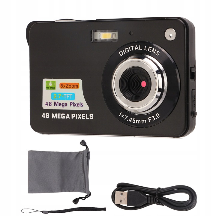 Digitálny fotoaparát 4K s vstavaným fotoaparátom