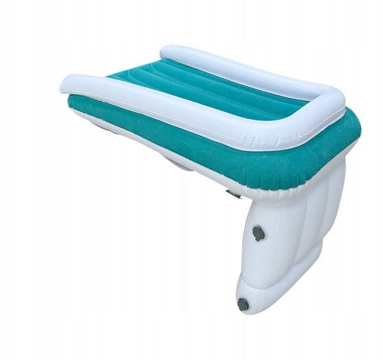 Dmuchane dziecięce ŁÓŻECZKO DO SAMOLOTU POCIĄGU turystyczne KOJEC MATERAC