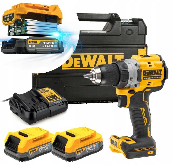 DCD800E2T-QW Akumulátorový aku vŕtačka 18V 2x1,7Ah DeWalt