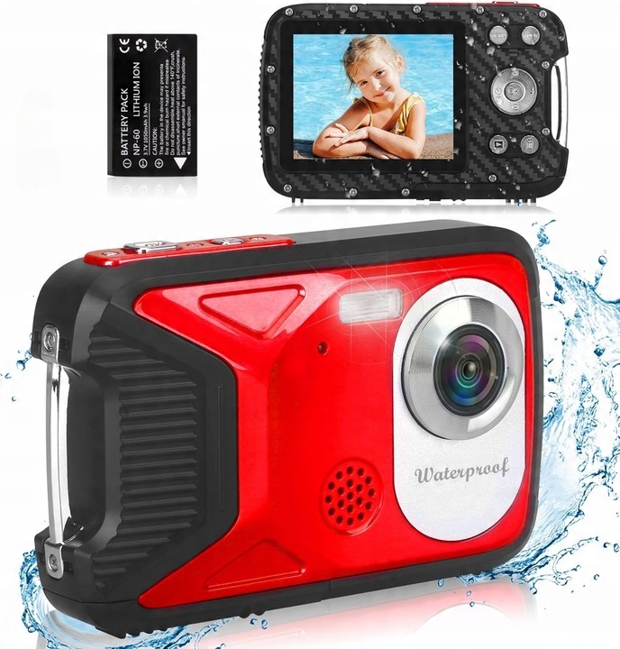 DIGITÁLNY FOTOAPARÁT VODOTESNÝ, KOMPAKTNÝ 30MPX DISPLEJ 2,8"