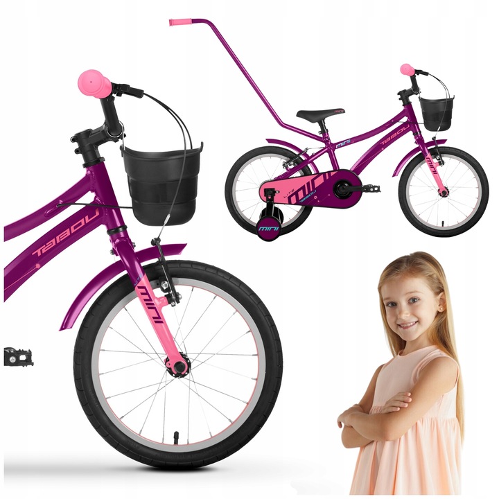 DETSKÝ BICYKEL 18 palcov BICYKEL TABOU MINI LITE HLINÍK MEGA LIGHT 7 kg