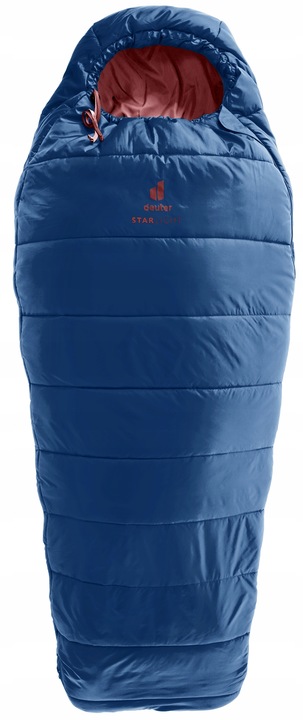 Detský spací vak Deuter Starlight nightblue/redwood 130-170 cm 10°C