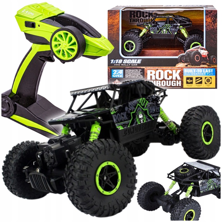 DIAĽKOVO OVLÁDANÁ VEĽKÁ AUTO CRAWLER 4x4 CAR AUTO OVLÁDANÁ RC PILOT