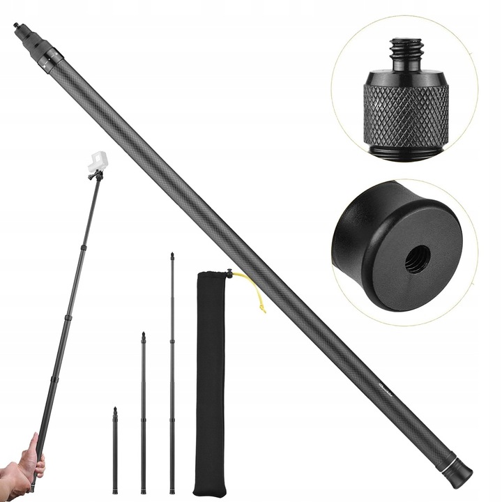 Dlhá nastaviteľná predlžovacia tyč Bedee pre Insta360 One X/One X2/One R