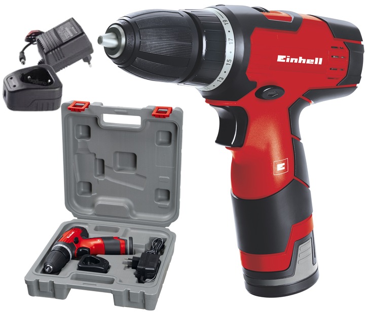 EINHELL AKUMULÁTOROVÁ AKU VŔTAČKA TH-CD 12-2 Li 12V KUFOR 1,3Ah