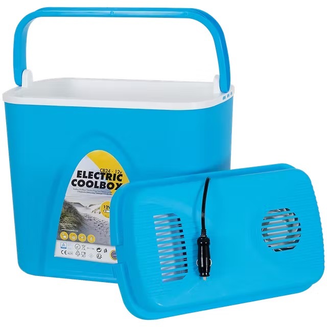ELEKTRICKÁ TURISTICKÁ CHLADNIČKA DO AUTA, PRIESTRANNÁ, PRAKTICKÁ, 22 L, 12 V