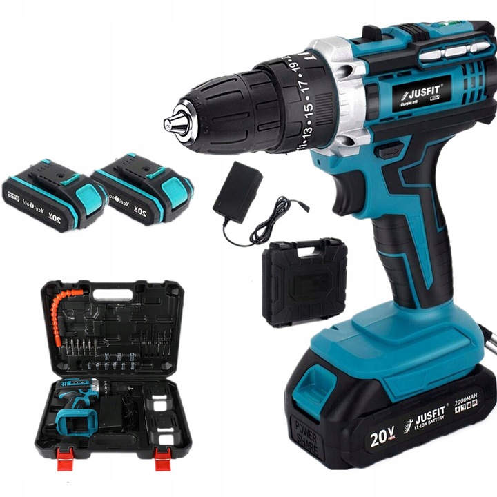 ELEKTRICKÁ PRÍKLEPOVÁ VŔTAČKA AKUMULÁTOROVÁ SKRUTKOVAČKA 5 ČLÁNKOV