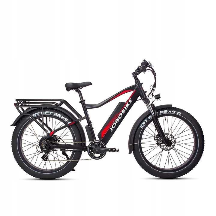 ELEKTRICKÝ BICYKEL JOBOBIKE ROBIN 48V FATBIKE 26" čierny