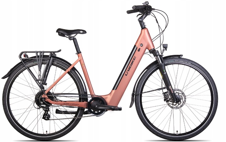 Elektrický bicykel Unibike Optima koralový 2024