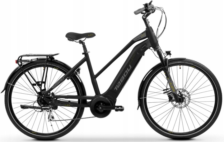 Elektrický bicykel TABOU KINETIC UP 2.0 W čierny / zlatý 2025