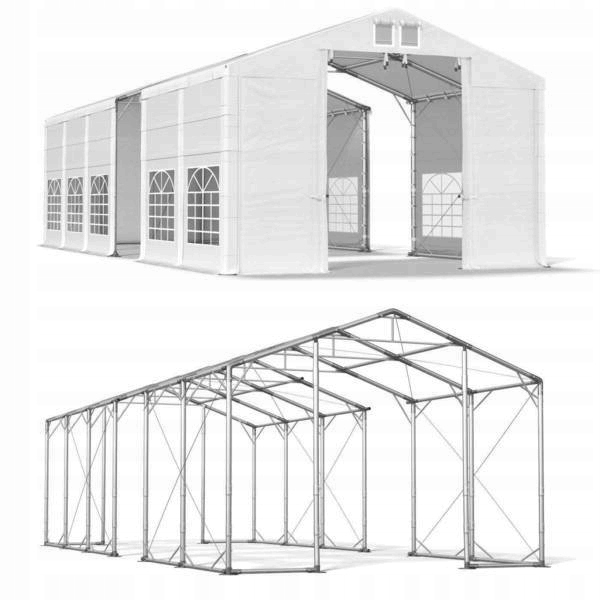 Garážový stan 6x14 m [4 m] Party DAS 580 P