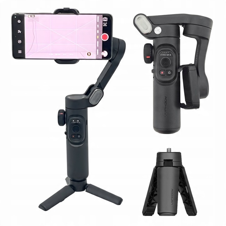 Gimbal 3-osový ručný stabilizátor pre telefón ANDROID IOS SKLADACÍ