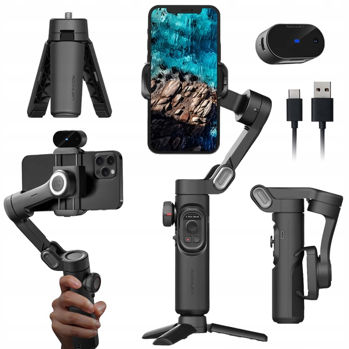 GIMBAL PRE TELEFÓN 3-OSOVÝ STABILIZÁTOR IOS SAMSUNG ANDROID IOS PRO