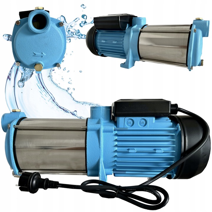 HYDROFOROVÁ PUMPA na vodu MAX-H 1300 W Povrchová INOX 6000 l/h ÚČINNÁ VÝPREDAJ