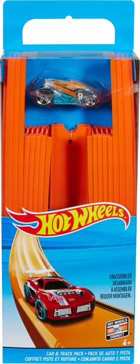 Hot Wheels Dráha Track Builder 4,5 m Sada s autíčkom Mattel BHT77