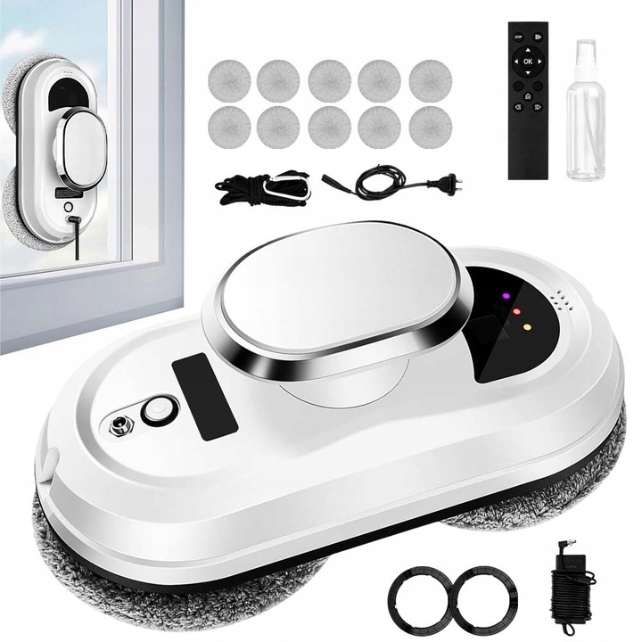 INTELIGENTNÝ ROBOT NA UMÝVANIE OKIEN A ZRKADIEL, AUTOMATICKÁ UMÝVAČKA TUYA, DIAĽKOVÉ OVLÁDANIE